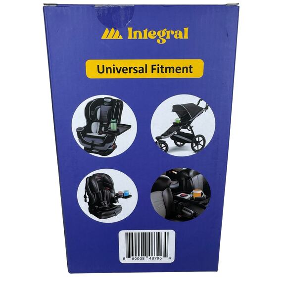 New In Box Black Universal Travel Tray Cup Holder Adjustable Multi-Use - Picture 7 of 12